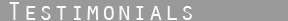 Testimonials